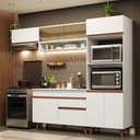 Ver imagem 1 de Cozinha Completa 260007 Com Armário E Balcão Branco Branco