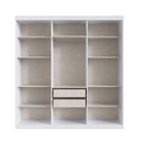 Ver imagem 2 de Guarda Roupa Casal 6 Portas 2 Gavetas Grécia com Espelho Branco