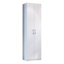 Ver imagem 3 de Armário 2 Portas de Bater 5 Prateleiras Multiuso Branco