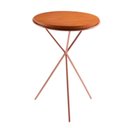 Ver imagem 1 de Mesa Lateral Uno Aço Tampo 54x37x37 cm Marrom