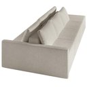 Ver imagem 2 de Sofá Ilha Modular para Sala 342cm com Puff Dublin K01 Bouclê Bege - Lyam Decor