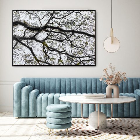 Quadro Decorativo Galhos de Árvore Sala Quarto Casa Escritório