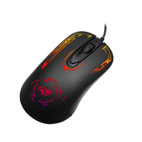 Mouse Gamer C3 Tech Mg-12bk, 4 Botões - 2400 Dpi - Iluminado