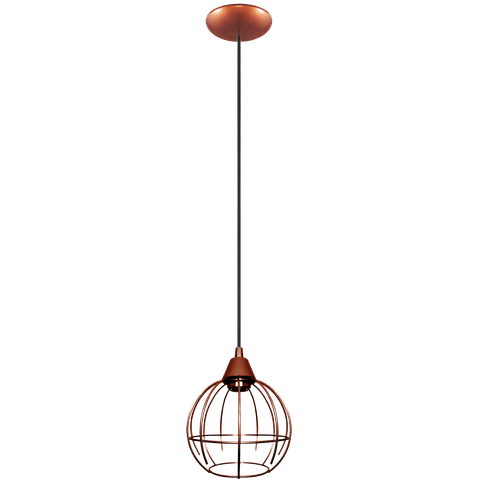 Pendente Aramado Spider Cobre Grande Sala Quarto Cozinha