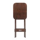Ver imagem 4 de Mesa Bistrô Bar 45x54cm Dobrável em Madeira Maciça - Imbuia - Marrom