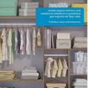 Ver mais imagens de Quarto de Bebê Guarda-Roupa 4 Portas e Berço Arredondado 3 em 1 100% MDF Luly Espresso Móveis Bege/Off White/Amêndoa
