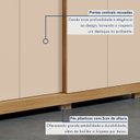 Ver mais imagens de Guarda-roupa 6 Portas 4 Gavetas sem Espelho Valley