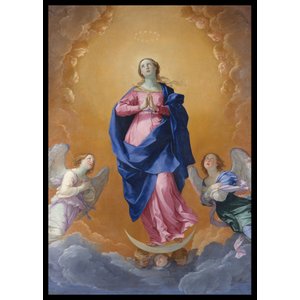 Quadro Nossa Senhora da Imaculada Conceição 50X70cm Moldura Vidro