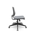 Ver imagem 2 de Cadeira Beezi Plaxmetal Tencosto Cinza Assento Vinil Cinza Base Nylon Piramidal Mecanismo Relax