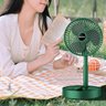 Ventilador de Mesa Retratil Dobravel Bateria Recarregavel Portatil Usb 3 Velocidades Dia Quente Calo - 2