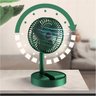 Ventilador de Mesa Retratil Dobravel Bateria Recarregavel Portatil Usb 3 Velocidades Dia Quente Calo - 10