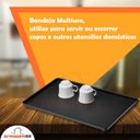 Ver imagem 2 de Bandeja Plástica 40x25cm Escorredor Louça 1501pt - Preto