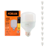 Kit 10 Lâmpada Led Alta Potência 20w 3000k E-27 Bivolt Foxlux - 2