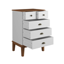 Ver imagem 4 de Cômoda 5 Gavetas Branco