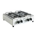 Ver imagem 2 de Fogão Cooktop de Mesa Portátil a Gás 4 Bocas Braslar