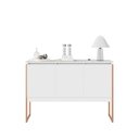 Ver imagem 1 de Buffet Verona Cadiz Industrial 3 Portas MDP 120cm Branco Casah