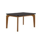 Ver imagem 3 de Conjunto Sala de Jantar Mesa Liz 120cm Mdf Canto Copo e 4 Cadeiras Athenas Moderna