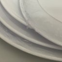 Ver imagem 2 de Kit 03 Bandeja Prato Redondo Servir Bolo Festa Branco 370mm