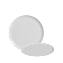 Kit 03 Bandeja Prato Redondo Servir Bolo Festa Branco 370mm - 1