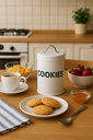 Ver imagem 1 de Pote Lata de Mantimentos Industrial Cookies - Linha Dom:branco