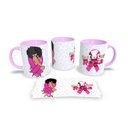 Ver imagem 1 de Canecas Rosa de Porcelana Personalizadas Outubro Rosa