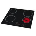 Ver imagem 5 de Cooktop Elétrico 4 Bocas Fischer com Touch Screen Vitrocerâmica 30006