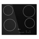 Ver imagem 1 de Cooktop Elétrico 4 Bocas Fischer com Touch Screen Vitrocerâmica 30006