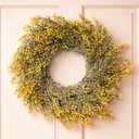 Ver imagem 1 de Guirlanda Decoração Porta Parede Flores Artificial de 30cm