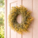 Ver imagem 2 de Guirlanda Decoração Porta Parede Flores Artificial de 30cm