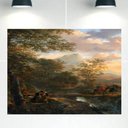 Ver imagem 1 de Quadro Decorativo Tela Canvas Paisagens Ref:qbpa23 Lojall 150 X 100 Cm Borda Infinita