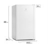 Frigobar Electrolux RE120 122L 1 Porta Branco - 9