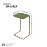 Mesa Lateral Ultraflex - Lf 5011 68x40x33 Cm - 3
