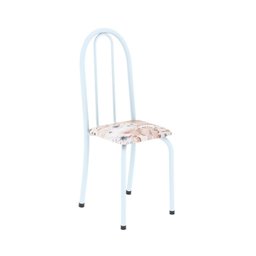 Conjunto de Mesa Tubular 120cm X 75cm Tampo em Granito Topázio com 4 Cadeiras Iris - 4
