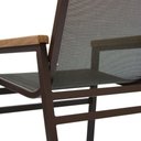 Ver imagem 2 de Cadeira de Aluminio para Cozinha Sala Jardim e Varanda Marrom