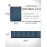 Kit 6 Módulos de Cabeceira Estofada Cama Box Casal Queen Modulada 1,80mx40cm - 8