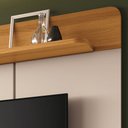 Ver imagem 6 de Painel para TV 70 pol Bancada Suspensa Orgânica Cheri B01 Off White Cinamomo - Lyam Decor