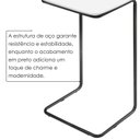 Ver imagem 4 de Mesa Lateral Ultraflex - Lf 5011 68x40x33 Cm