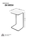 Ver imagem 3 de Mesa Lateral Ultraflex - Lf 5011 68x40x33 Cm