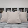 Kit 4 Capas Almofadas Decorativas Lisas 45x45 ID Decor :04 Cinza - 7
