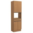 Ver imagem 3 de Torre Quente 1 Nicho para Forno ou Microondas 4 Portas com Rodapé 70cm Maxxi Kappesberg