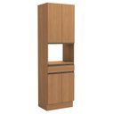 Ver imagem 1 de Armário de Cozinha Torre Fornos 70cm 1 Nicho 4 Portas 1 Gavetas G751 Maxxi Canela Kappesberg
