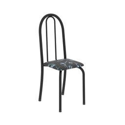 Conjunto de Mesa Tubular 120cm X 75cm Tampo em Granito Topázio com 4 Cadeiras Iris - 4