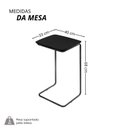 Ver imagem 3 de Mesa Lateral Ultraflex - Lf 5011 68x40x33 Cm