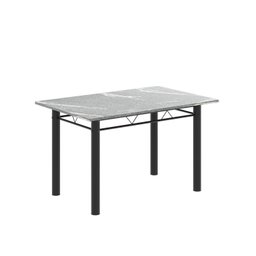 Conjunto de Mesa Tubular 120cm X 75cm Tampo em Granito Topázio com 4 Cadeiras Iris - 6