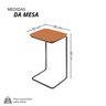 Mesa Lateral Ultraflex - Lf 5011 68x40x33 Cm - 3