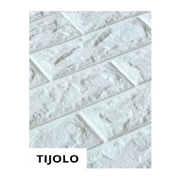 Kit 04 Placas Espuma 3D - Modelo Tijolinho - 70x77 ( Total de 2,10 m2 ) - 4