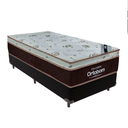 Ver imagem 1 de Cama Box Solteiro Preto e Colchão Sleep King Molas Ensacadas Ortobom