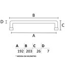 Ver imagem 4 de Puxador Norbello Il 1740 - Cobre Real - 192mm