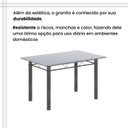 Ver mais imagens de Conjunto de Mesa Tubular 120cm x 75cm Tampo com 4 Cadeiras Iris B Prata/Bege