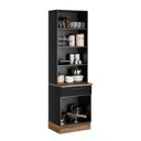 Ver imagem 4 de Paneleiro em Aço com 2 Portas de Vidro Tipo Cristaleira 3 Portas 1 Gaveta Exclusive